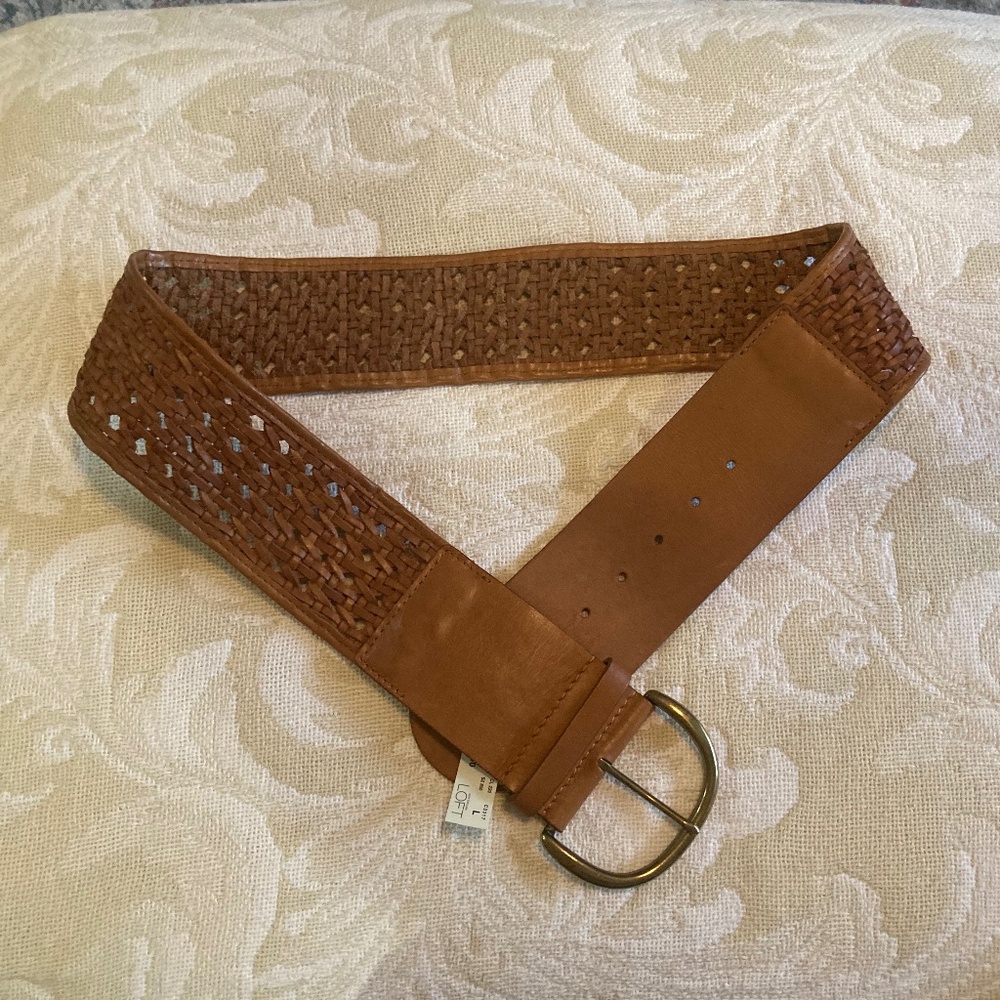 NWT Ann Taylor LOFT Genuine Leather Belt